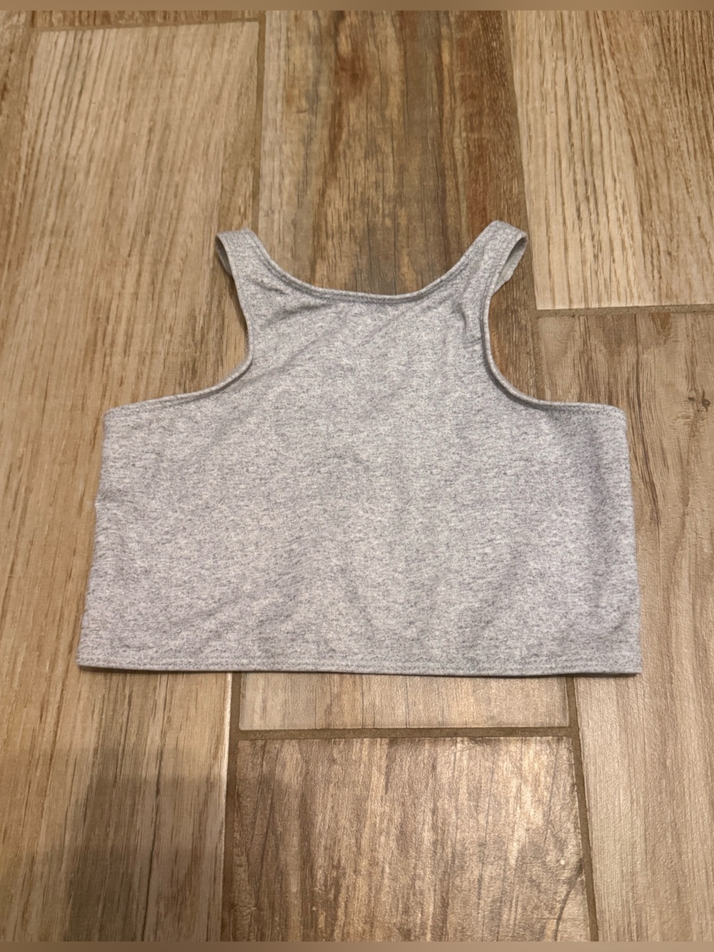 Kortni Jeane Mini Gray Razorback Swim Top